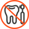 no scaling icon